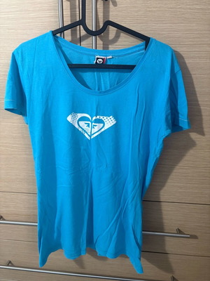 Roxy t shirt used, size M, blue turquoise