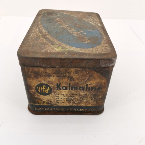 Metal box Kalmalini used, 1950s era