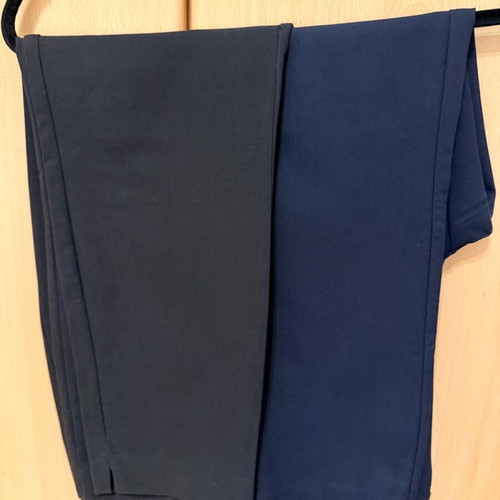 Zara chino pants like new, set of 2, black and blue