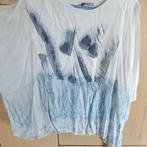 Attrattivo Oversized Top One Size Like New, Silk Print