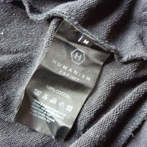 Humanism women's teen black medium sweatshirt jacket used