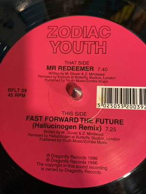 Goa trance record used, electronic genre