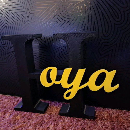 Personalized decorative item made to order, 3D print in PLA