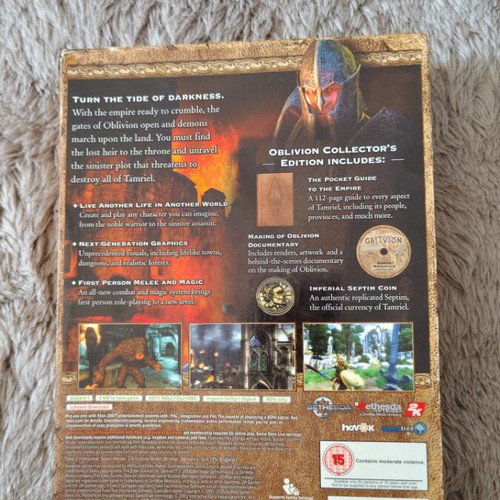 The Elder Scrolls Oblivion Collector's Edition Xbox 360 used