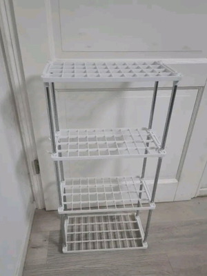 Ραφιέρα Ανθεκτική και Ευρύχωρη Μοντέρνα Αυτοφερόμενη Λευκή Καινούργια