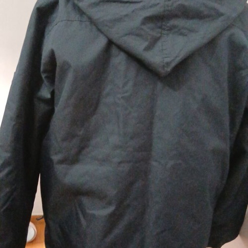 Men's jacket with hood like new, blue, size S