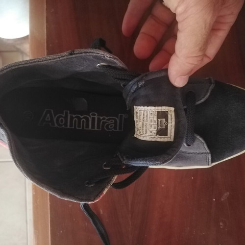 Admiral casual shoes, blue, size 44-45