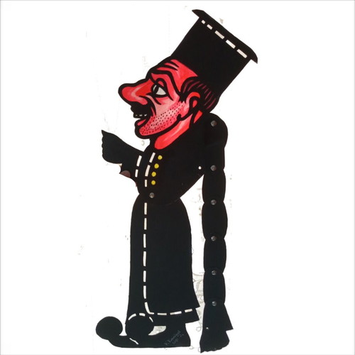 Karagiozis Kandilanaftis shadow theater figure new
