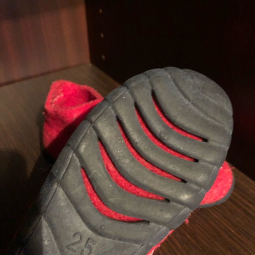 Kids wool shoes Superfit used, size 25, red