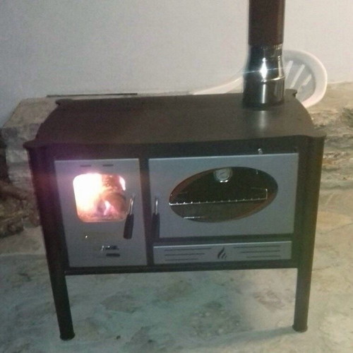 StarStoves ST217 wood stove like new steel with oven and cooking plate