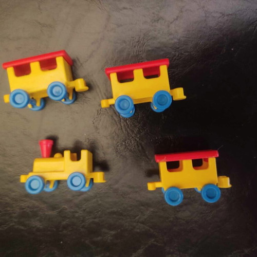 Vintage miniature train used from the 1980s