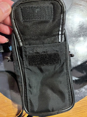 Camera case used, black