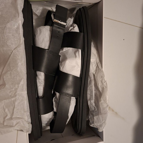 Calvin Klein men's black sandals size 46 new