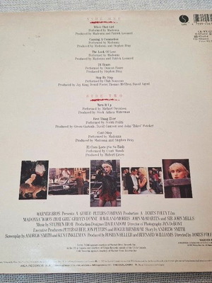 Madonna Who's That Girl Original Motion Picture Soundtrack LP