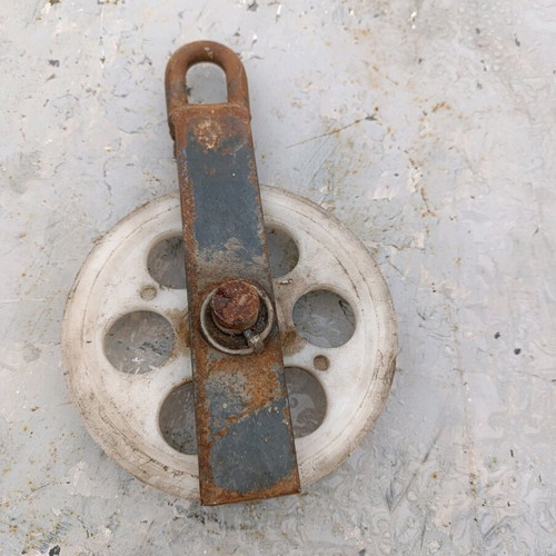 Winch used, suspension pulley