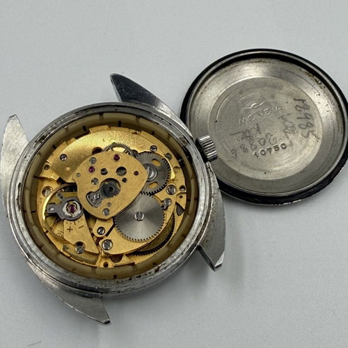 Mondia Automatic Orbitron vintage watch case used, Swiss made