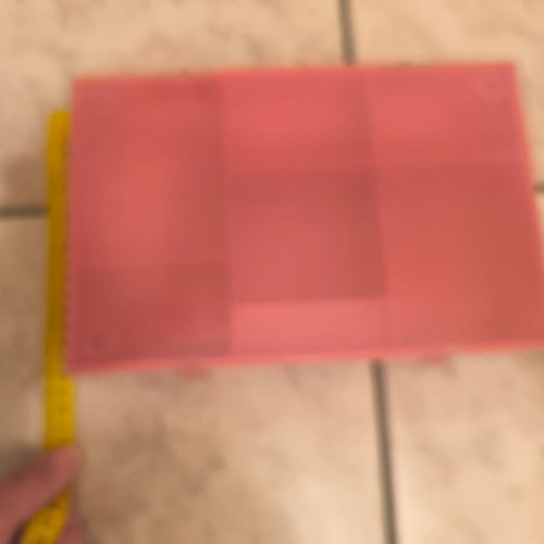 Plastic organizing case like new with compartments