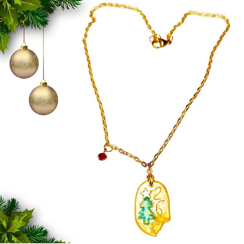 Handmade necklace Gouri 2026 gold new with pendant