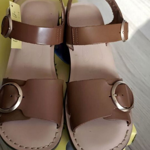 Fly London sandals size 36, new, brown leather
