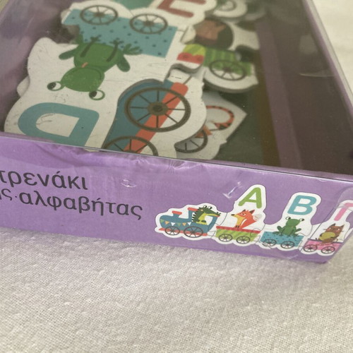 Alphabet Train puzzle and booklet used, Savvalas editions