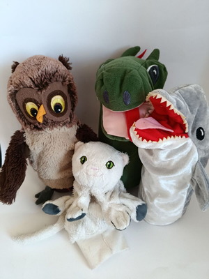 IKEA Hand Puppets Set of 4 Used
