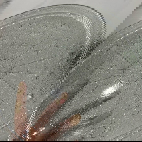 Чиния за торта Sputnik нова, Германия, винтидж с мехурчета