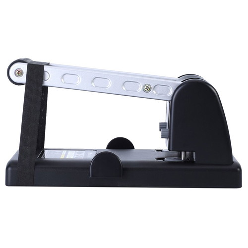 Deli 0130 Heavy Duty Punch with 2-Hole Guide for 100 Sheets New