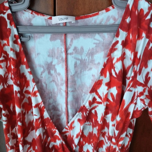 strapless open back dress mae x scalamandre laurel dress in cherry jumping zebras  MAE NEW YORK