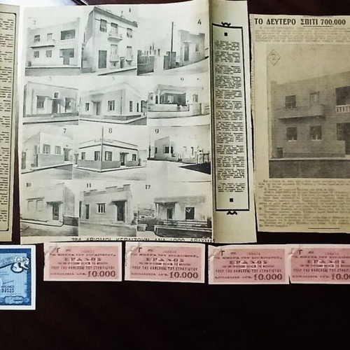 Collectible prints like new with 1951 lottery tickets and coupons