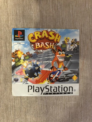 Crash Bash & Spyro 2 PlayStation 1 promo insert leaflet box art used