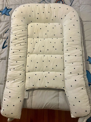 Baby nest like new double-sided cotton and velour