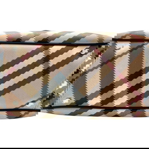 Burberry Nova Check чанта за рамо употребявана, черна и бежова