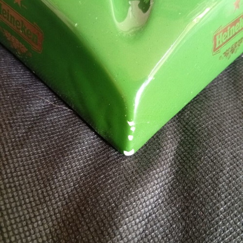 Heineken Ashtray ceramic used with vintage charm