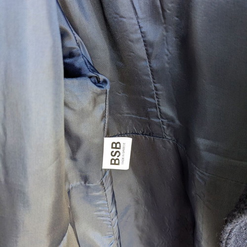 BSB women's coat dark blue size Medium with hood like new