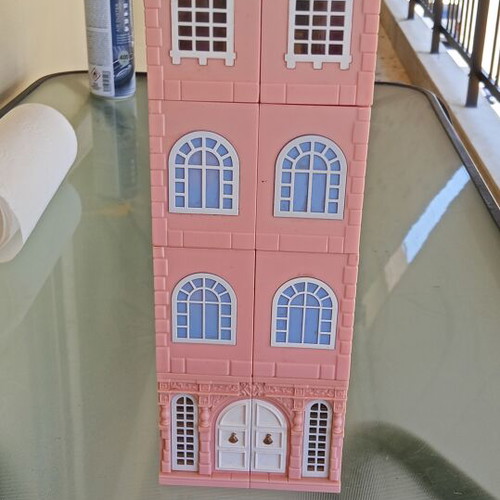 Vintage Bluebird Polly Pocket Dream Builders set of 4 rooms with 3 figures like new