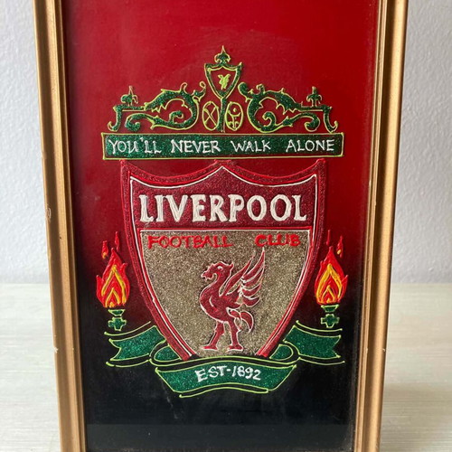 Liverpool Football Club Emblem in Frame like new, official replica