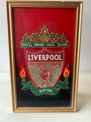 Liverpool Football Club Emblem in Frame like new, official replica