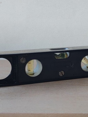 Vintage spirit level refurbished from West Germany, functional