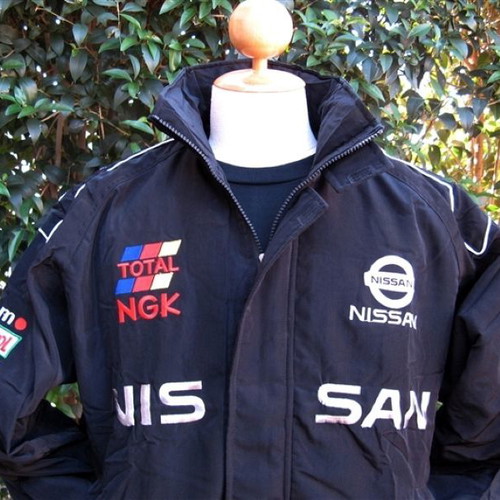 Nissan Sponsors Team Jacket new, sizes M to XXL, black