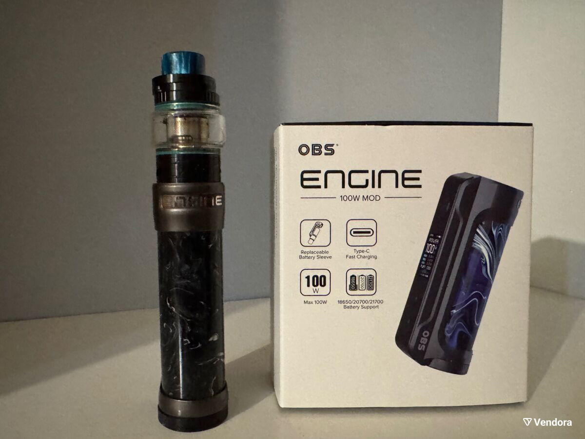 Vape set OBS Box Engine 100W and Innokin - 29,90 - Vendora.cy Vape set OBS Box Engine 100W and Innokin - 29,90 - Vendora.cy