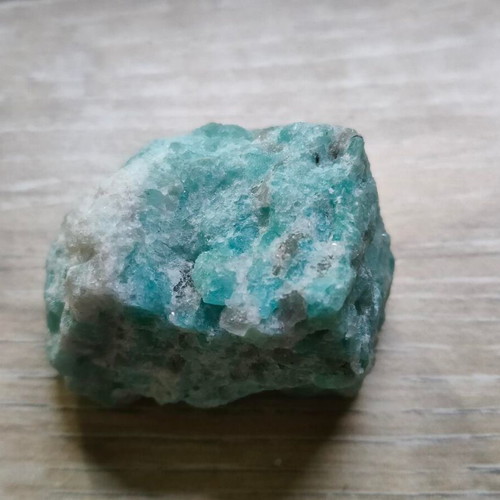 Amazonite natural raw stone from Madagascar like new