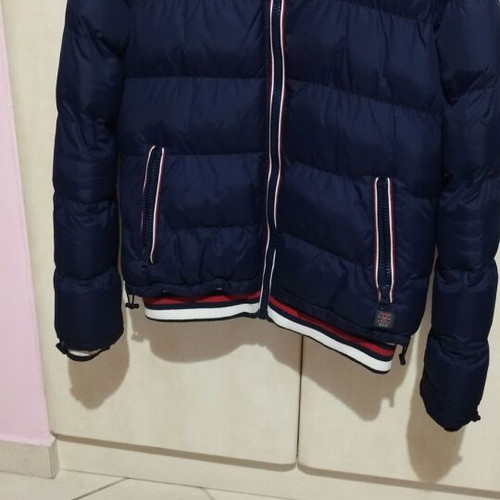 Blue teenage boys jacket like new for 12-14 years old