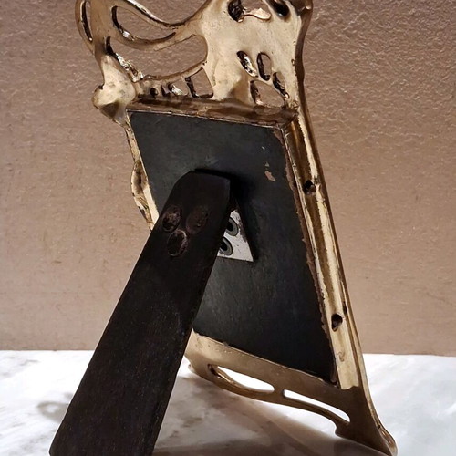 Αντίκα κορνίζα Art Nouveau μπρούτζινη σαν καινούργια, Belle Époque