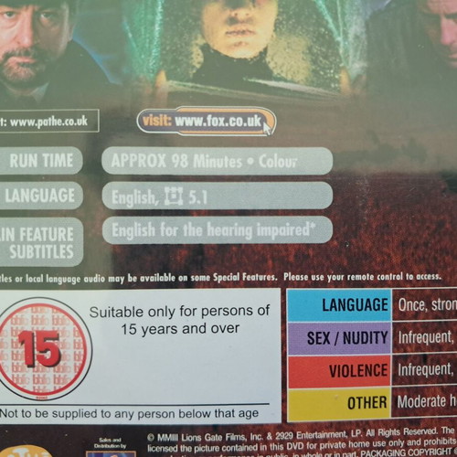 Godsend DVD like new, English subtitles, drama thriller horror