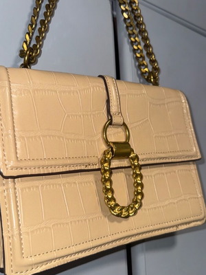 Zara shoulder crossbody bag like new, beige