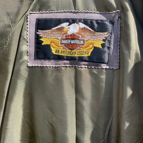 Harley Davidson leather jacket used, vintage, size medium to large