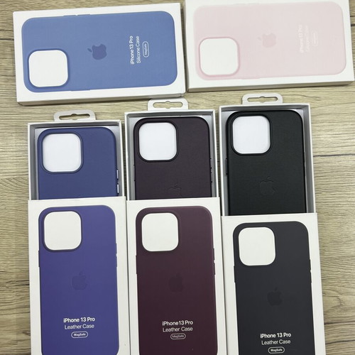 Apple Leather and Silicone Cases for iPhone 13 Pro MagSafe new