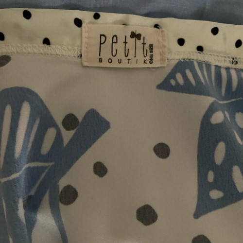 Summer kimono Petit Boutik one size like new, white and red