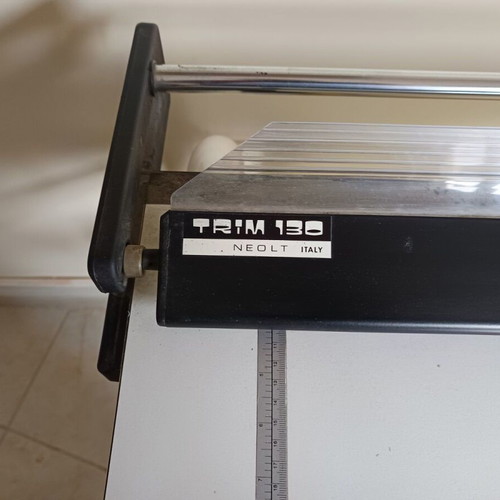 Neolt Trim 130 Heavy-Duty Paper Cutter Used with Base