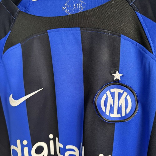 Inter 2022 jersey used, official replica, medium size